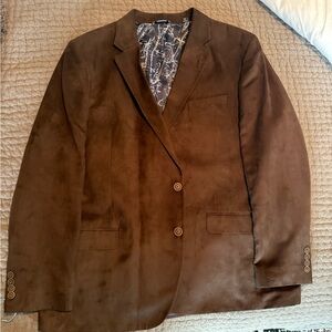 Brown Ultra Suede blazer